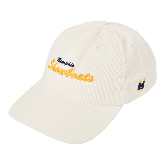Memphis Showboats Dad Hat In White - Front View