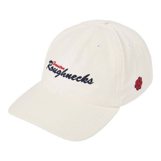 Houston Roughnecks Dad Hat In White - Front View