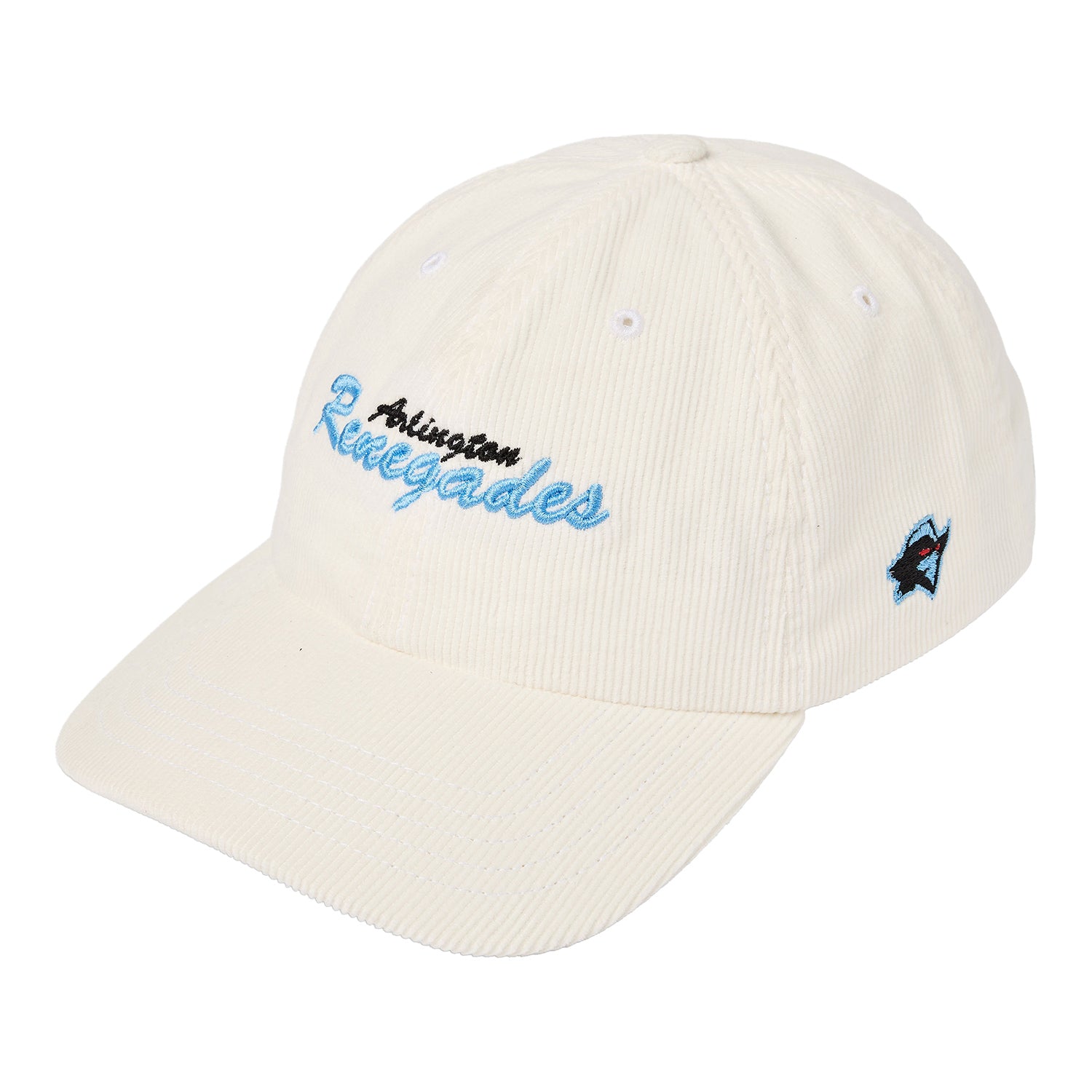 Arlington Renegades Dad Hat In White - Front View