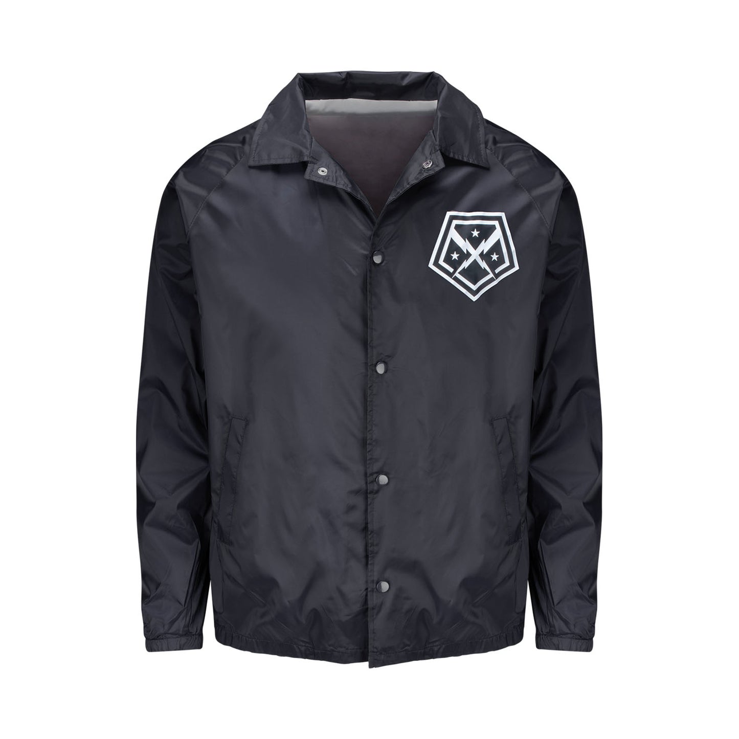 D.C. Defenders Coaches Football Jacket In Black - Front View