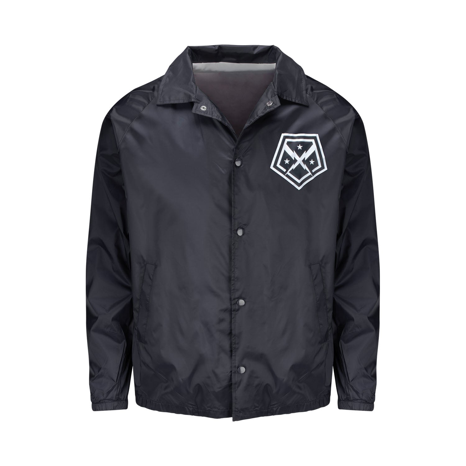 D.C. Defenders Coaches Football Jacket In Black - Front View