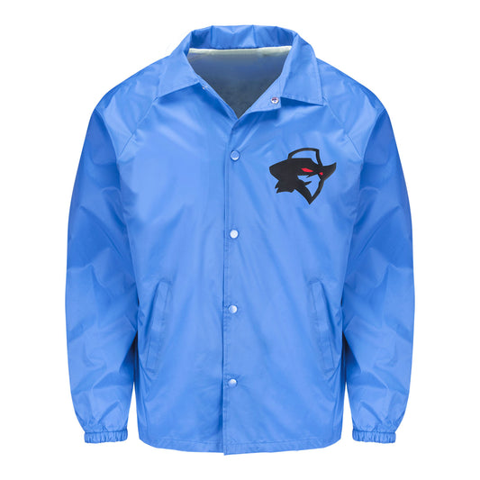 Arlington Renegades Coaches Football Jacket In Blue - Front View