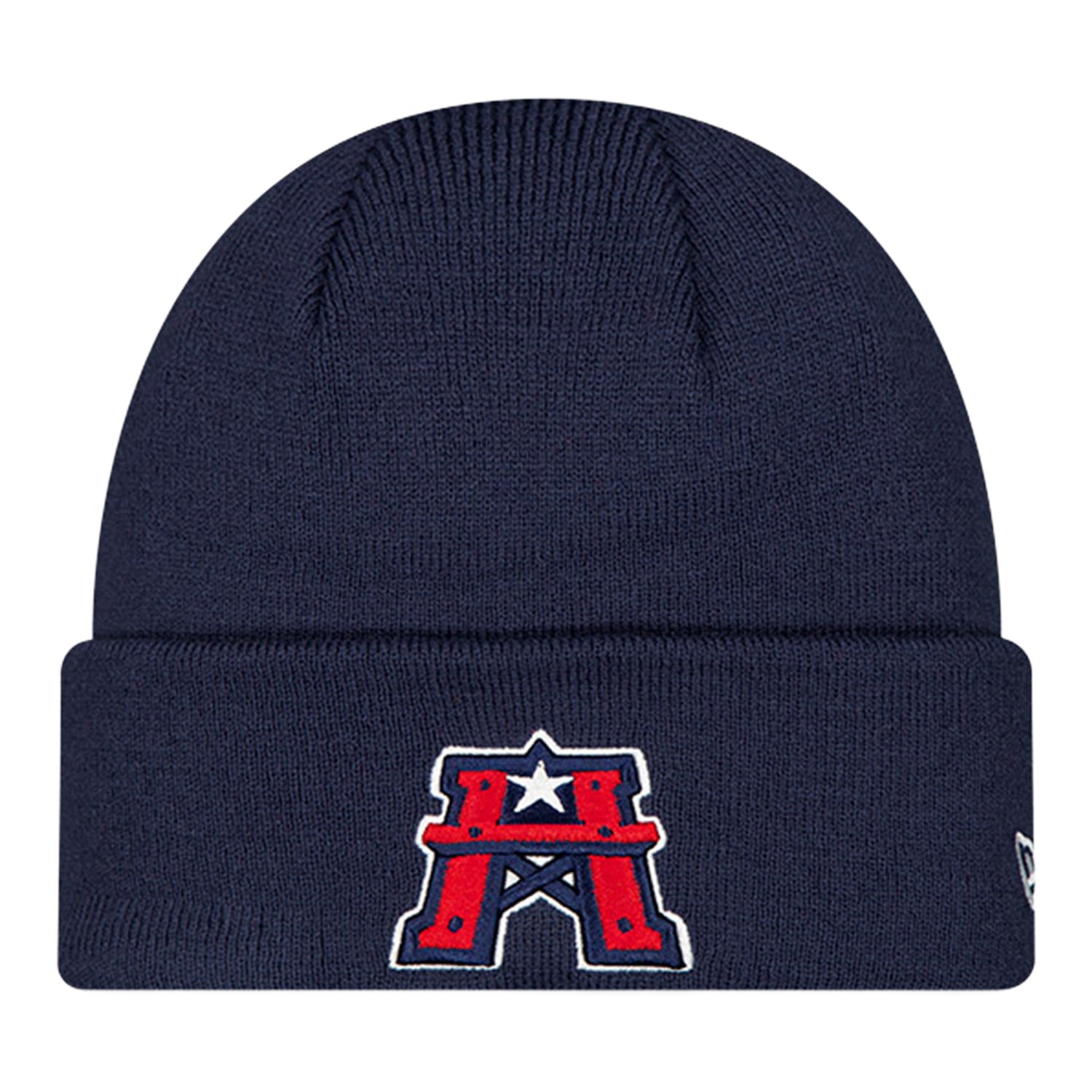 Houston Roughnecks New Era Sideline Knit Hat - Blue - Front View