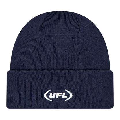 Houston Roughnecks New Era Sideline Knit Hat - Blue - Back View