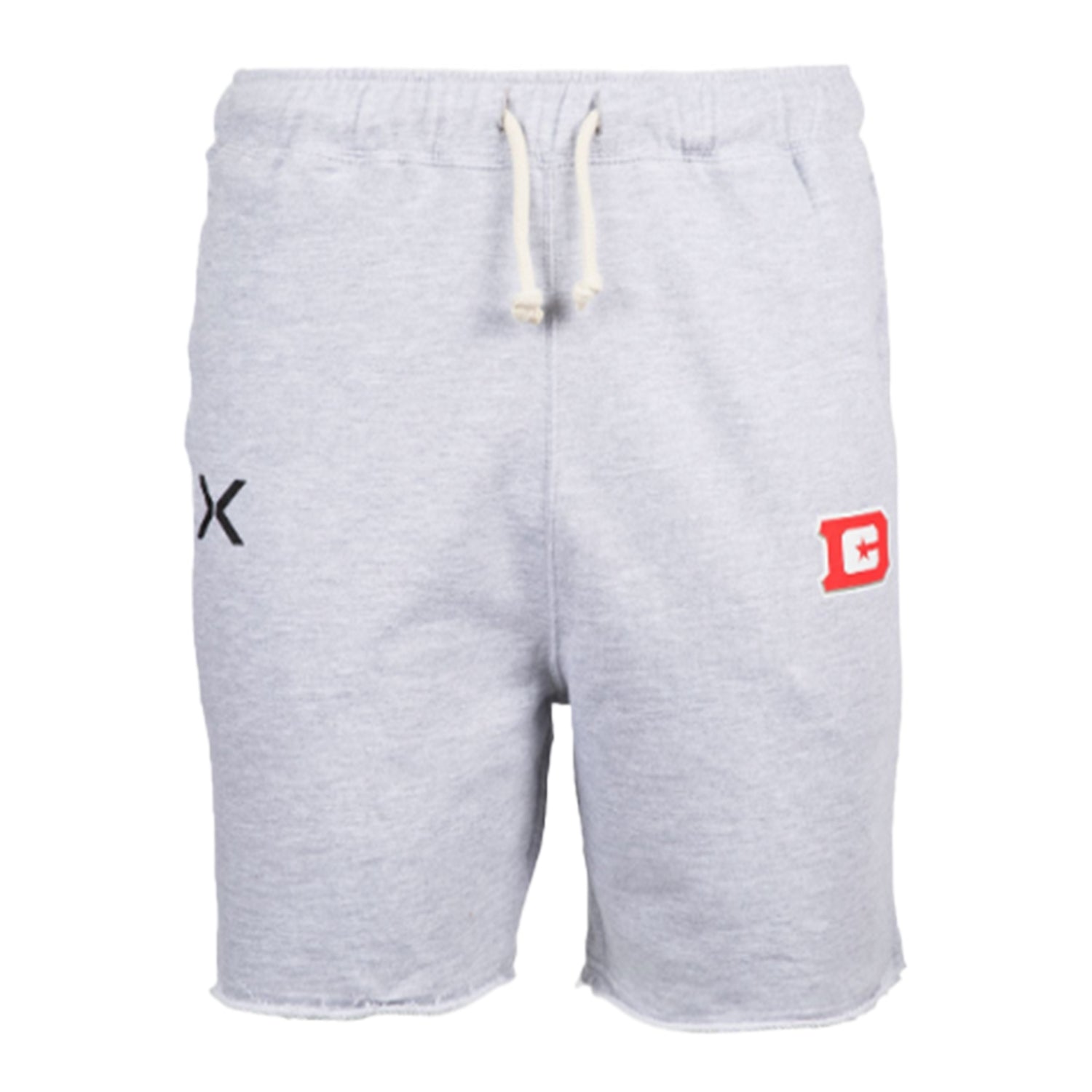 Defenders Primary Shorts In Grey - Front View