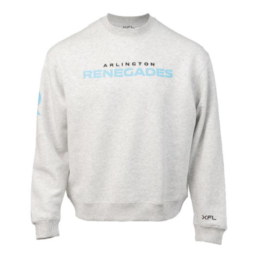 Arlington Renegades Crewneck Sweatshirt In Grey - Front View