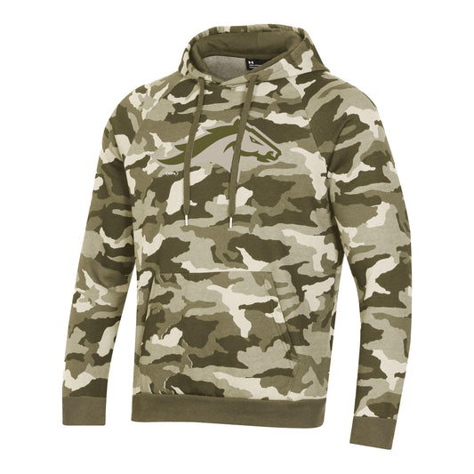 Under Armour Birmingham Stallions Rival Fleece Camo Sweatshirt In Camouflage - Front View