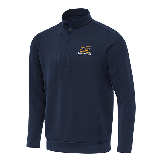 Memphis Showboats Men's 1/4 Zip Pullover - Front View