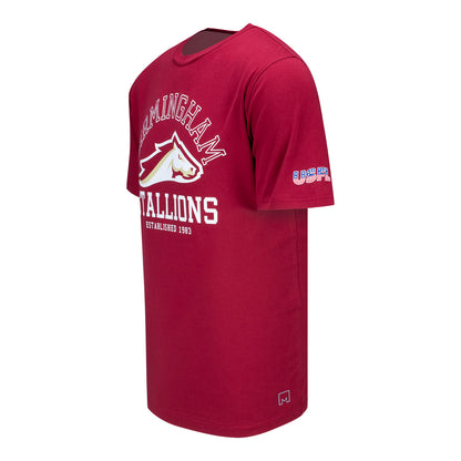 Birmingham Stallions T-Shirt In Red - Side View