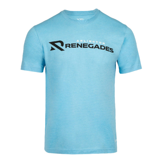 Arlington Renegades Primary Logo T-Shirt In Blue - Front View