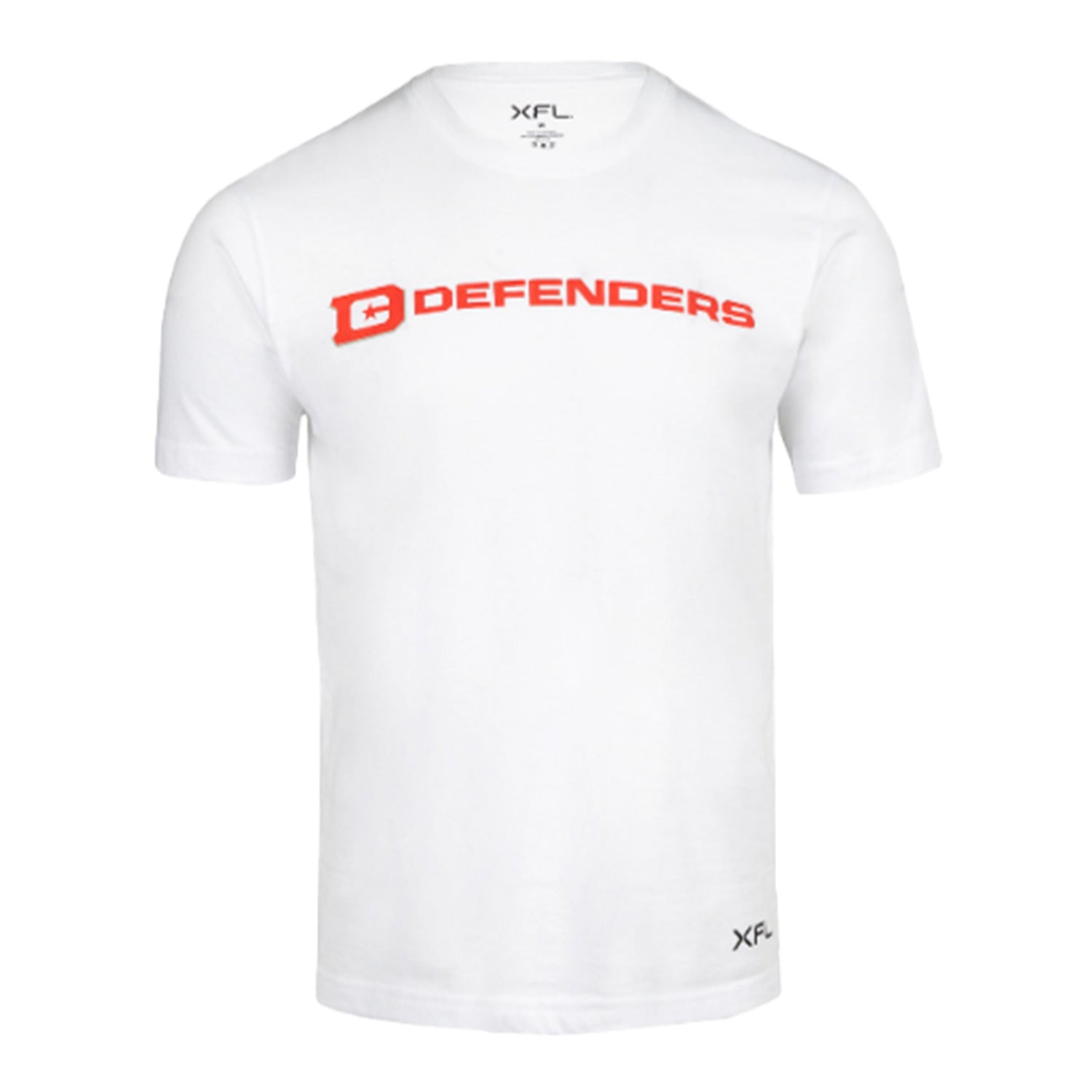 50/50 Defenders 1 Graphic Short Sleeve T-Shirt In White - Front View