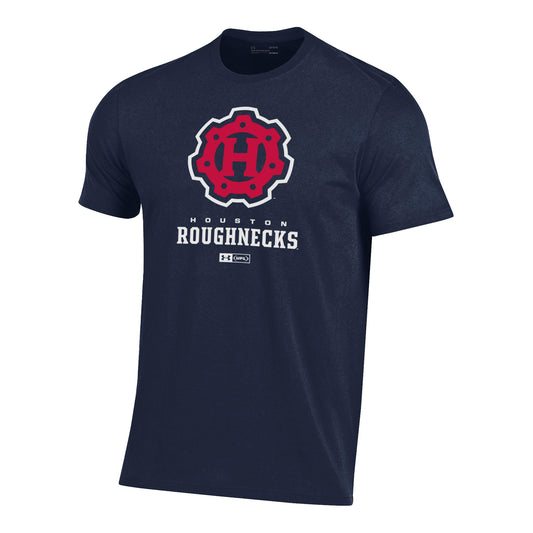 Under Armour Houston Roughnecks Performance T-Shirt In Navy - Front View