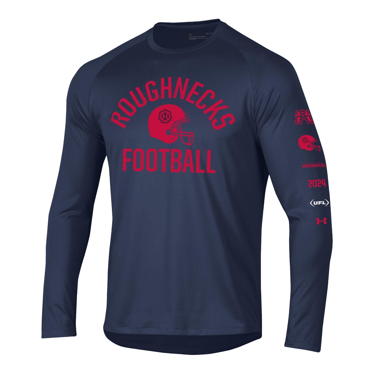 Under Armour Houston Roughnecks Long Sleeve Tech T-Shirt – Official UFL ...