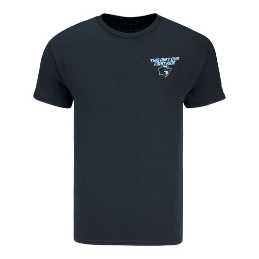 MSX by Michael Strahan Arlington Renegades Short Sleeve Verbiage T-Shirt In Black - Front View