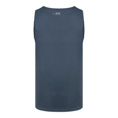 MSX by Michael Strahan Arlington Renegades Tank Top In Grey - Back View