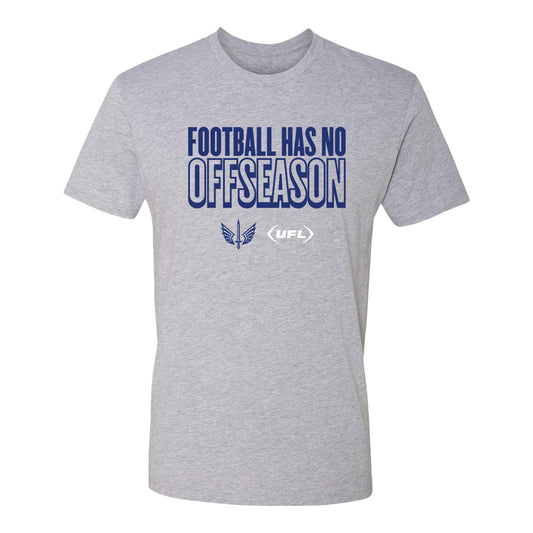 St. Louis Battlehawks Football Has No Off Season T-Shirt - Front View