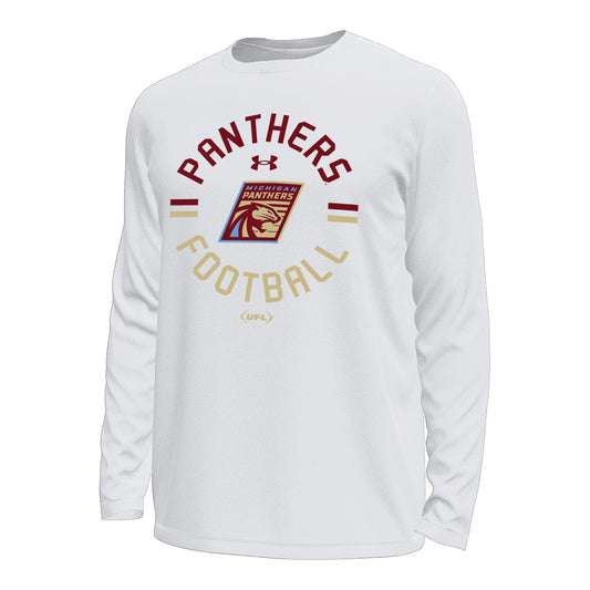 Under Armour Michigan Panthers Men's Long Sleeve Tech T-Shirt - Front View