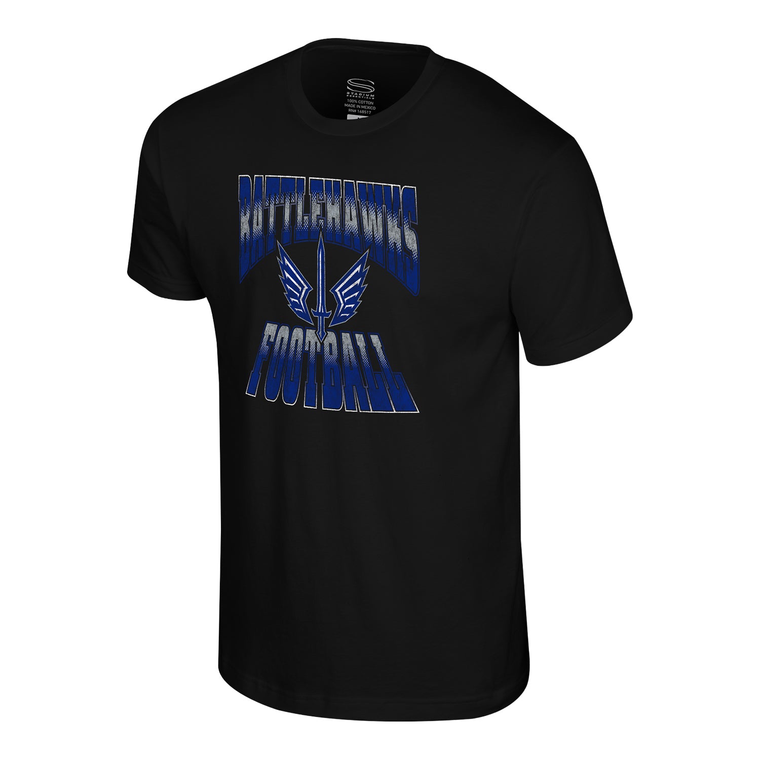 St. Louis Battlehawks Regulate T-shirt In Black - Front View