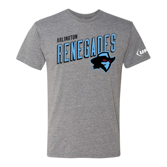 Arlington Renegades 108 Stitches Vintage T-Shirt In Grey - Front View