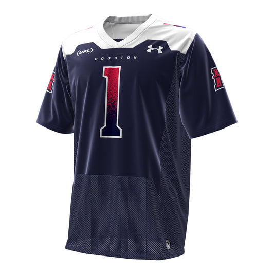 Houston Roughnecks 2025 Under Armour Home Jersey - Front View