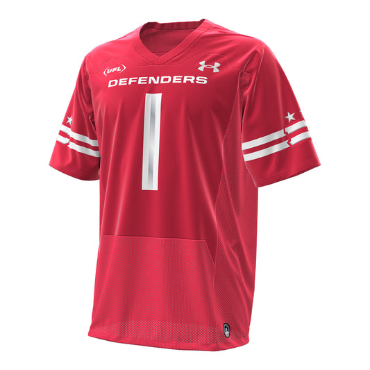 D.C. Defenders 2025 Under Armour Home Jersey - Front View