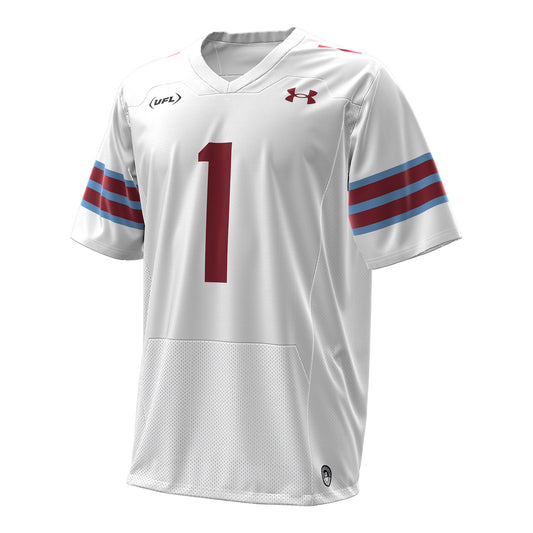 Michigan Panthers 2025 Under Armour Away Jersey - Front View