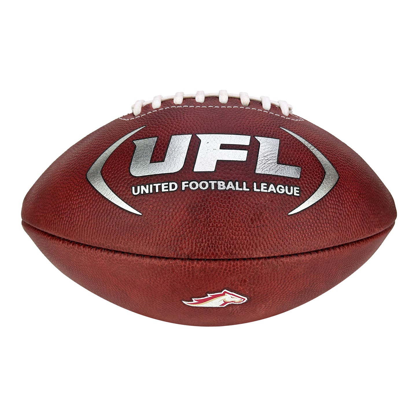 Birmingham Stallions Official UFL Game Football In Brown - Front View