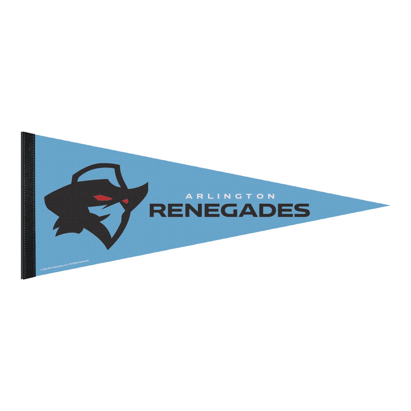 Arlington Renegades Pennant In Blue - Front View