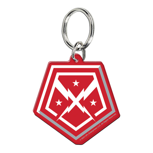 D.C. Defenders Keychain In Red - Front View