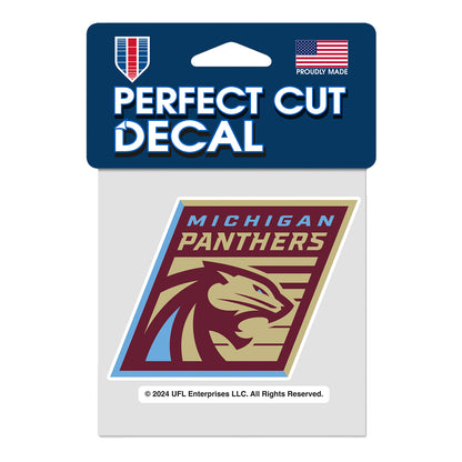 Michigan Panthers Bundle - Decal Front View