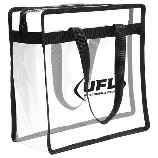 UFL League Clear Tote - Front View