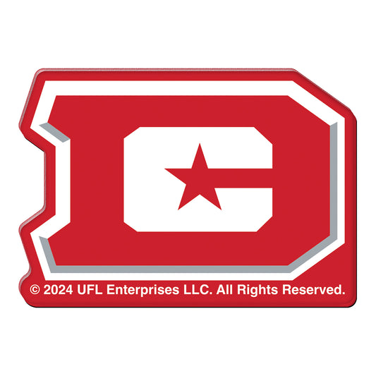 D.C. Defenders Magnet In Red - Front View
