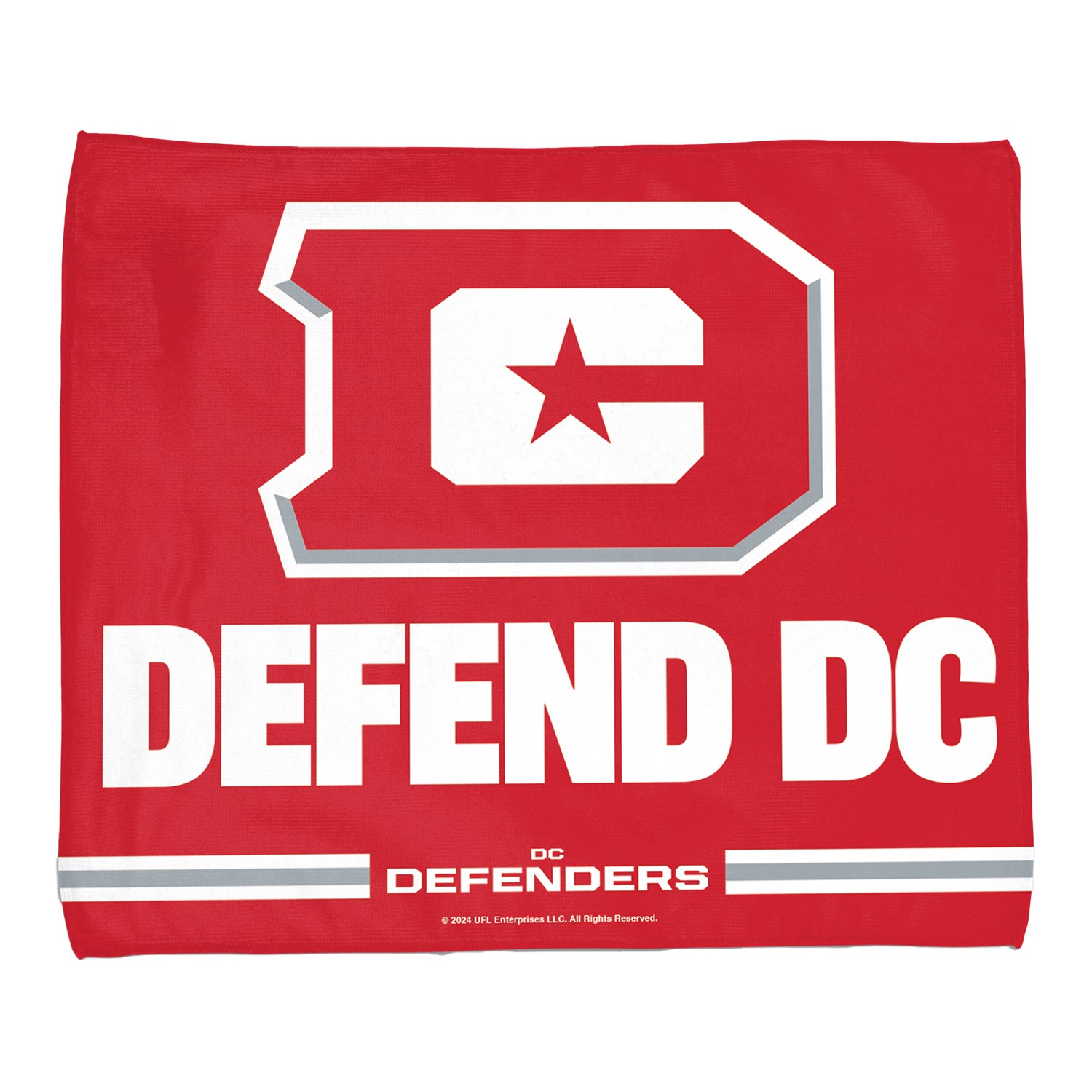 D.C. Defenders Rally Towel In Red - Front View