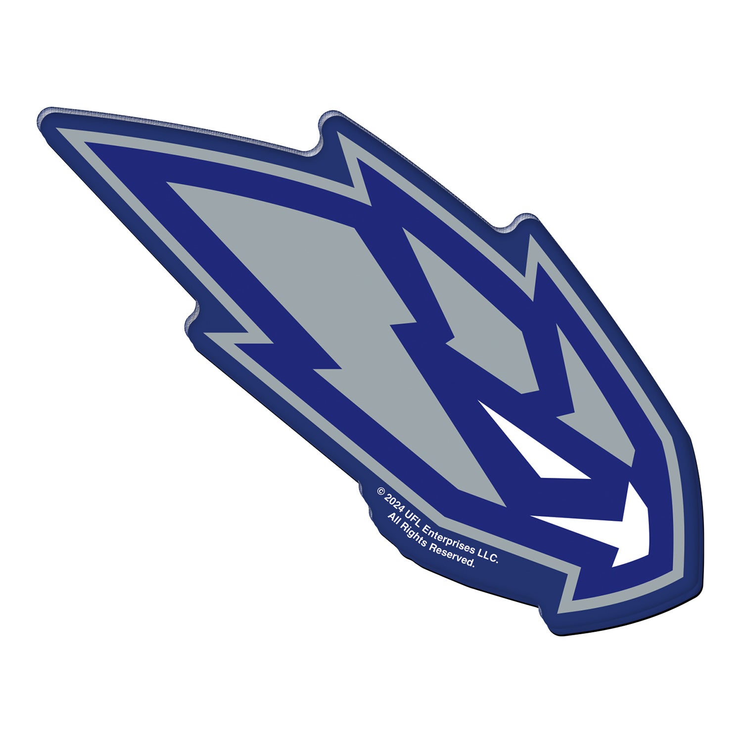 St. Louis Battlehawks Magnet In Grey - Front View