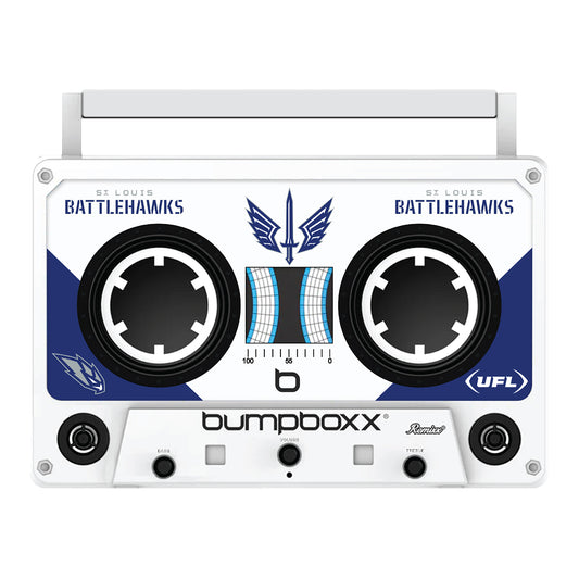 St. Louis Battlehawks Bumpboxx - White - Front View