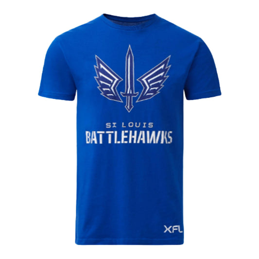 Youth Battlehawks Sweatshirt In Blue - Front View