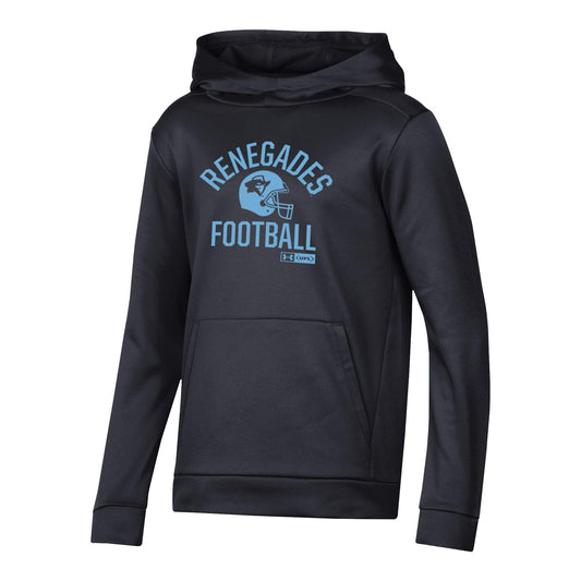 Under Armour Arlington Renegades Youth Tech Sweatshirt In Black - Front View