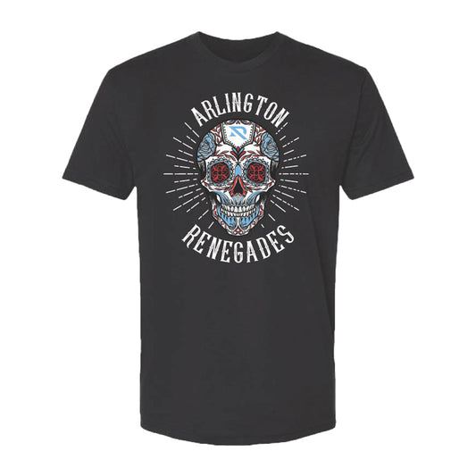 Arlington Renegades Hispanic Heritage T-Shirt In Black - Front View