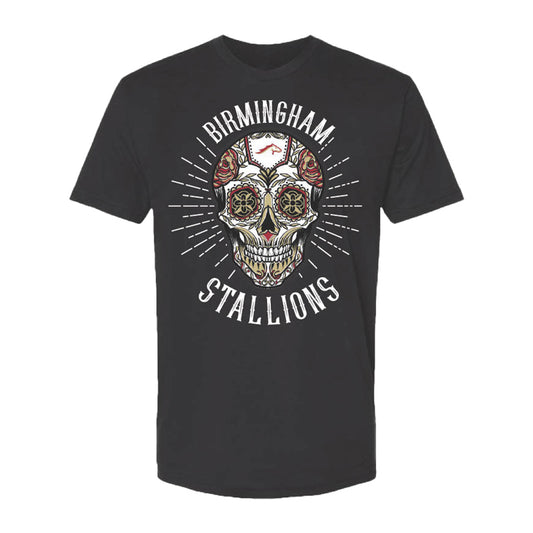 Birmingham Stallions Dia De Los Muertos T-Shirt