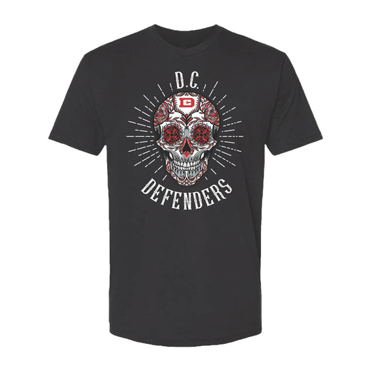 D.C. Defenders Hispanic Heritage T-Shirt In Black - Front View